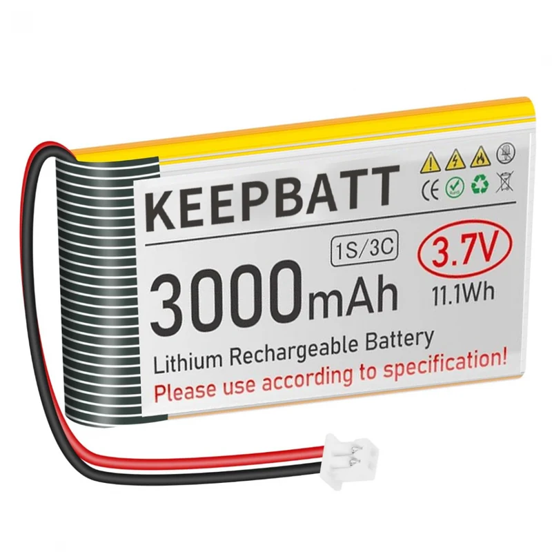 3,7V 3000mAh 103665 LiPo-Akku Wiederaufladbar 1S 3C Mit PCB Für Arduino ESP32-Entwicklungsboard