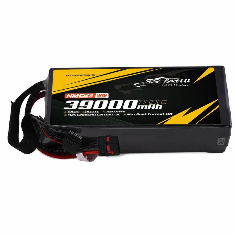 Tattu Semi-Solid State 380Wh/kg 39000mAh 10C 29,6V 8S1P LiPo-Akkupack mit QS8-S-Stecker