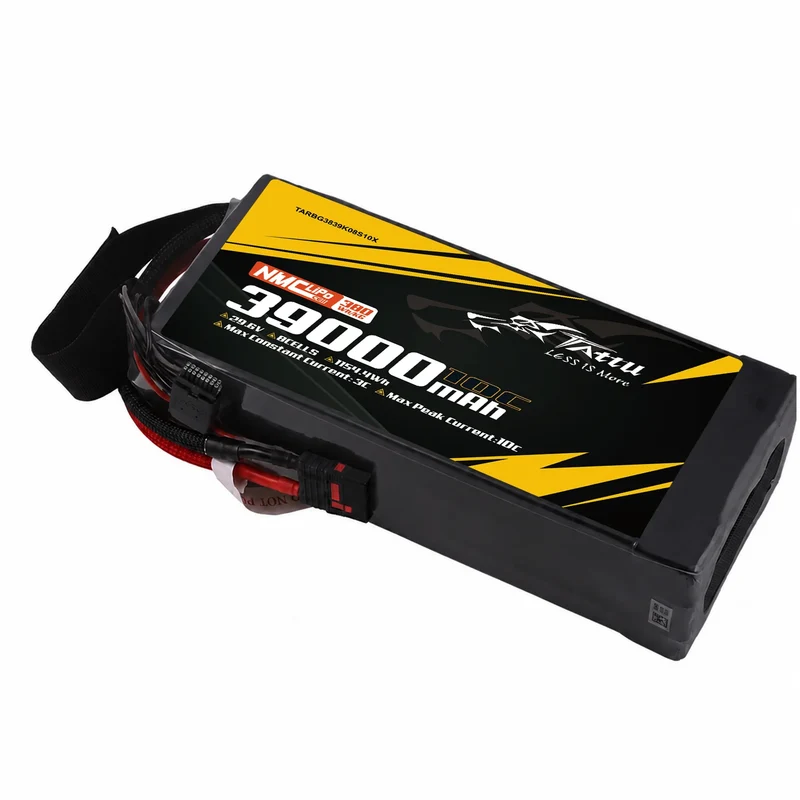 Tattu Semi-Solid State 380Wh/kg 39000mAh 10C 29,6V 8S1P LiPo-Akkupack mit QS8-S-Stecker