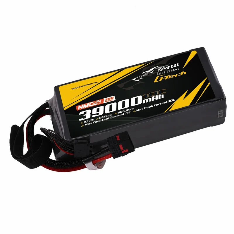 Tattu Semi-Solid State 380Wh/kg 39000mAh 10C 22,2V 6S1P LiPo-Akku mit QS8-S-Stecker