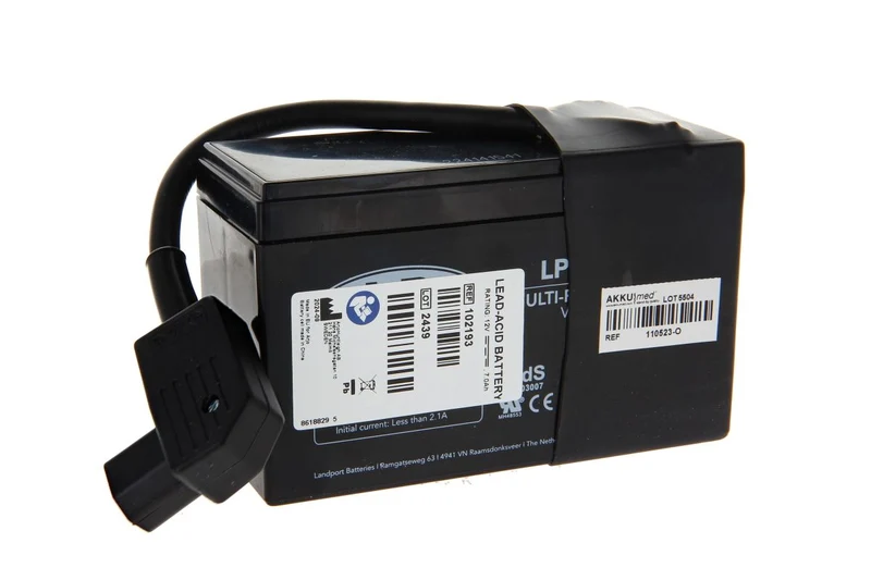 Arjo Original Blei Akku für Arjo Lifter, Typ 102193 - 12 V 7000mAh 152x66x100 mm