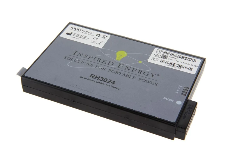 AKKUmed Li Ion Akku passend für Esaote Ultraschall MyLab Five, MayLab5, 25 Gold, 30, Gold, Gamma - 14,4 V 6800mAh 164x107,5x21,5 mm