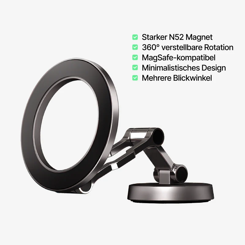DashGrip Magnetischer Auto-Handyhalter mit verstellbarem Ständer