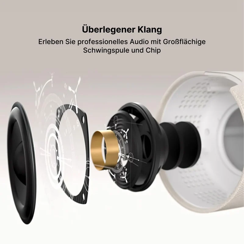 3-in-1 Kabelloses Ladegerät, Bluetooth-Lautsprecher & Nachtlicht