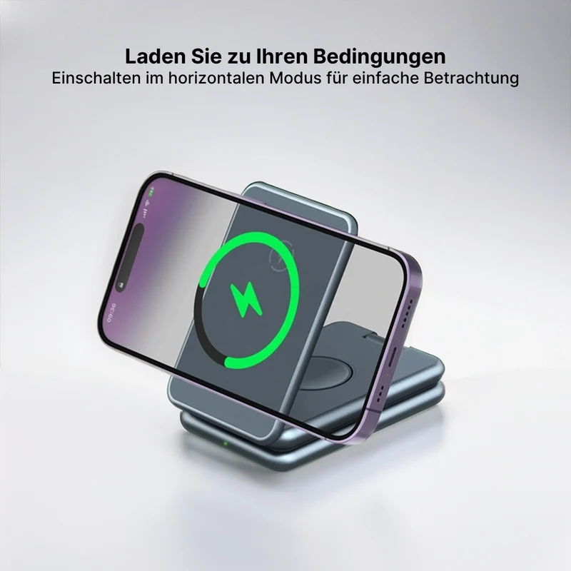MagFold Pro 3-in-1 Aluminium Kabellose Ladestation