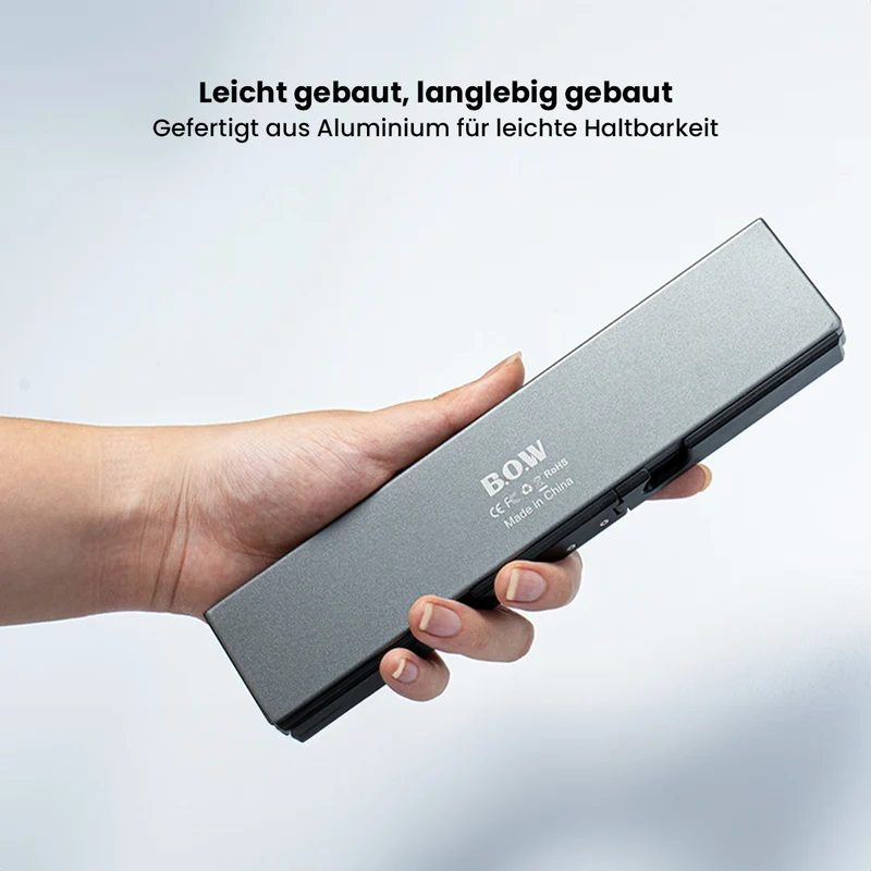 UltraFold Mini Ergonomische Kabellose Tastatur mit Bluetooth