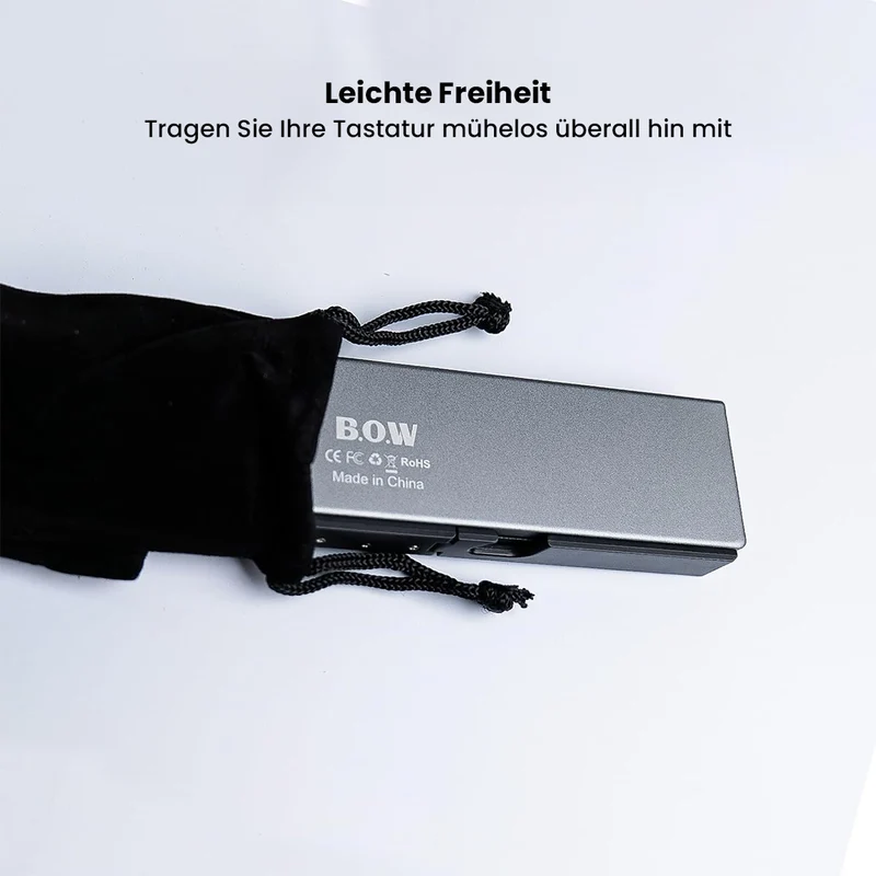 UltraFold Mini Ergonomische Kabellose Tastatur mit Bluetooth