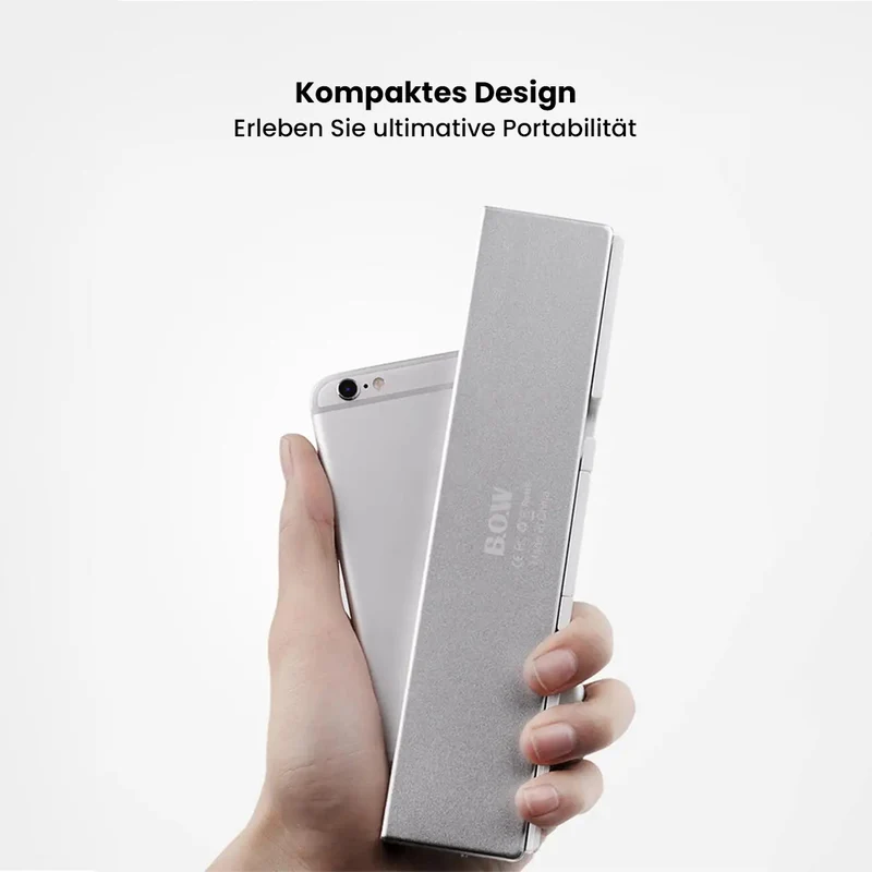 UltraFold Mini Ergonomische Kabellose Tastatur mit Bluetooth