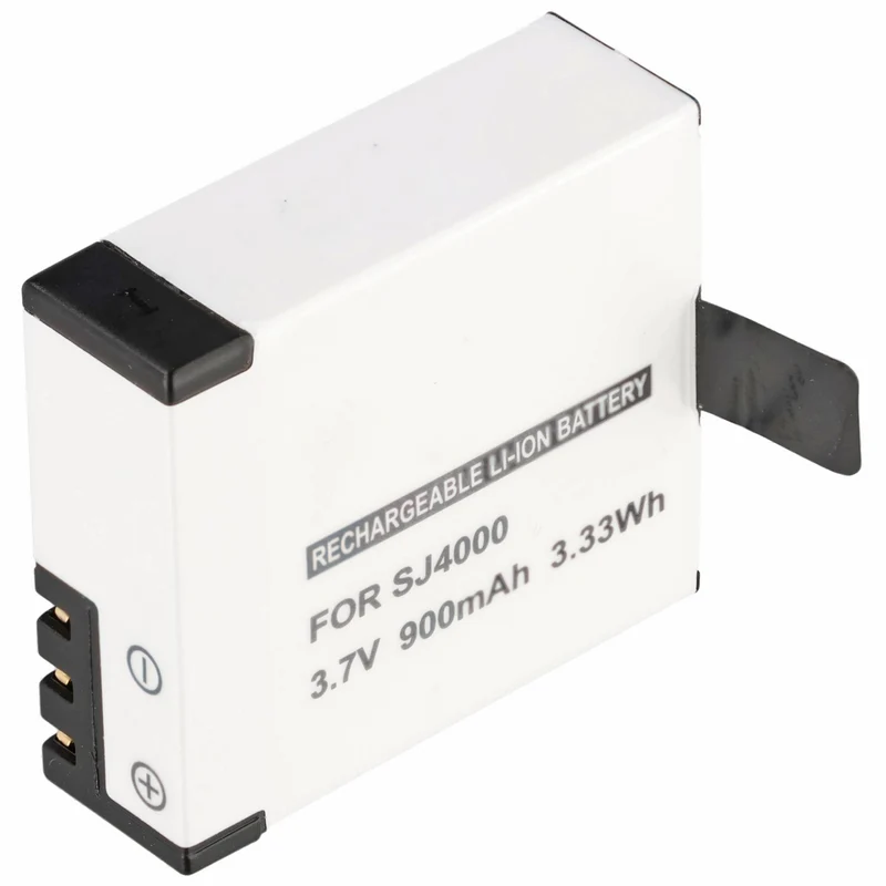 AccuCell Akku passend für Action-Cam SJ4000, SJ5000, S1050, BR-01, PG1050, S009, GIT-LB101, 33,3 x 29,8 x 11,1mm