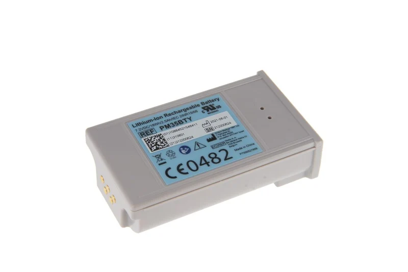 Nellcor Original Li Ion Akku passend für Nellcor Überwachungsmonitor Capnostream 35 Ref. PM35BTY - 7,2 V 2670 mAh 76x43x25 mm