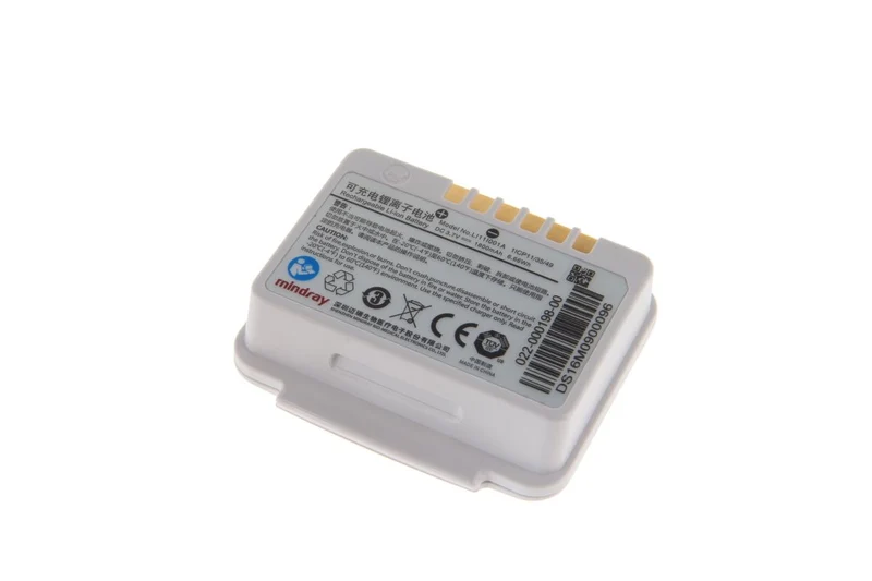 Mindray Original Li Ion Akku für Mindray Monitor BP10 115-035534-00 - 3,7 V 1800 mAh 57,2x49,3x15,3 mm