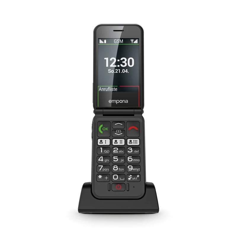 Emporia SIMPLICITYglam 7,11 cm (2.8) 106 g Weiß Seniorentelefon