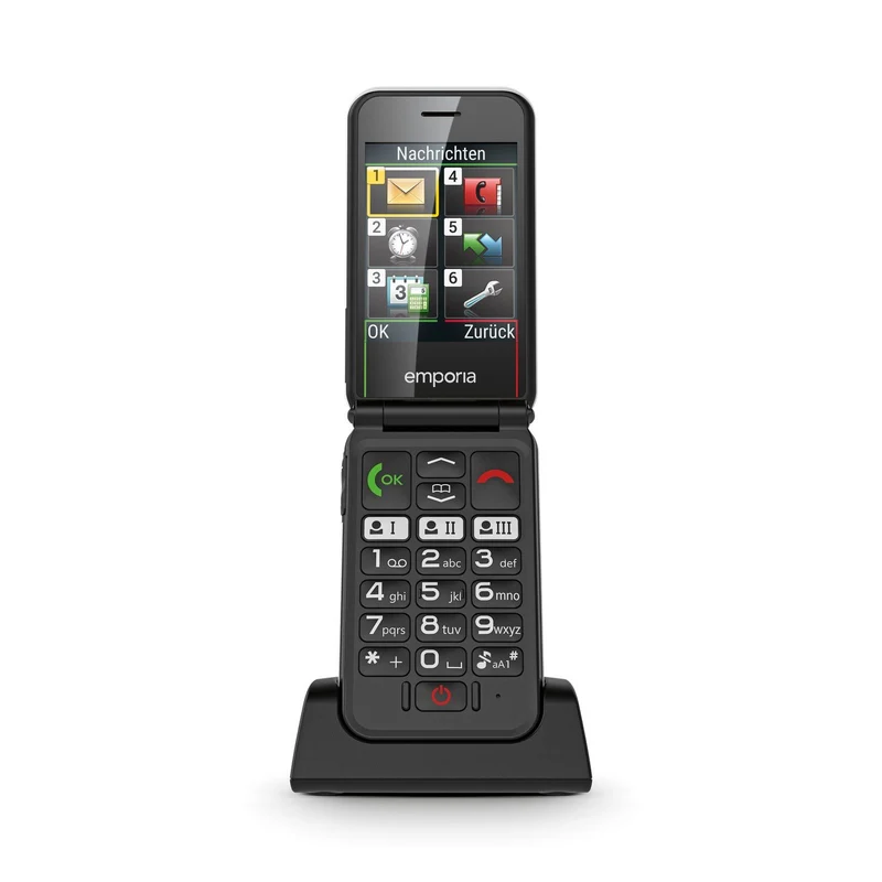 Emporia SIMPLICITYglam 7,11 cm (2.8) 106 g Weiß Seniorentelefon