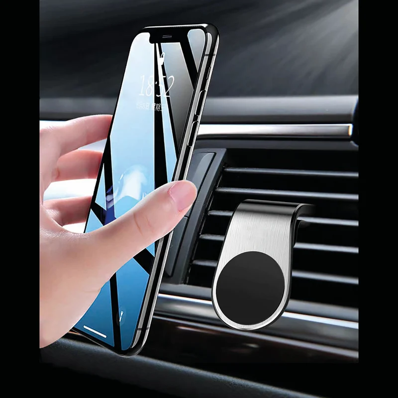 Universal Magnethalter "CarClip" - Magnet - inklusive Konterplatte - für Lüftungsschlitz - verschiedene Farben
