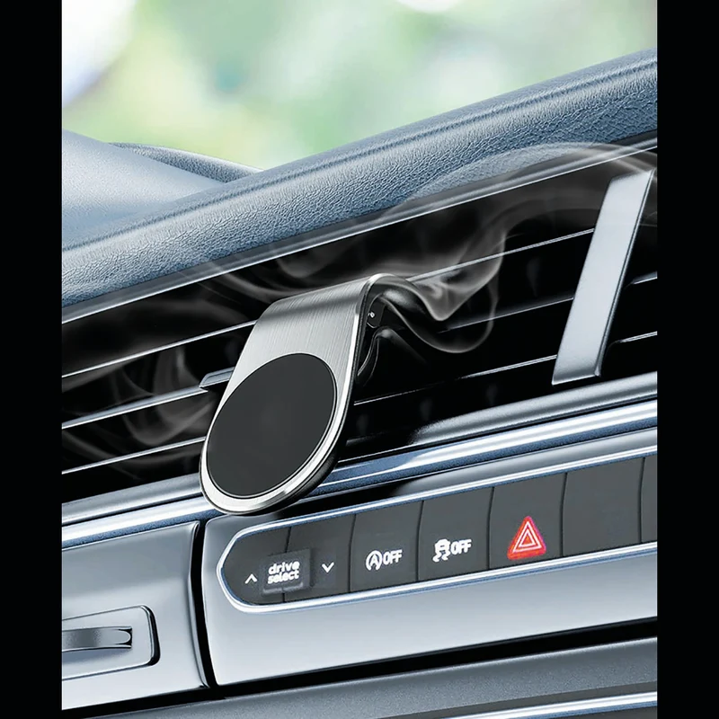 Universal Magnethalter "CarClip" - Magnet - inklusive Konterplatte - für Lüftungsschlitz - verschiedene Farben