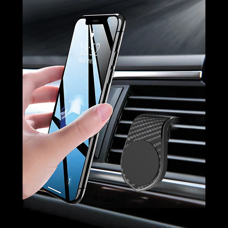 Universal Magnethalter "CarClip" - Magnet - inklusive Konterplatte - für Lüftungsschlitz - verschiedene Farben