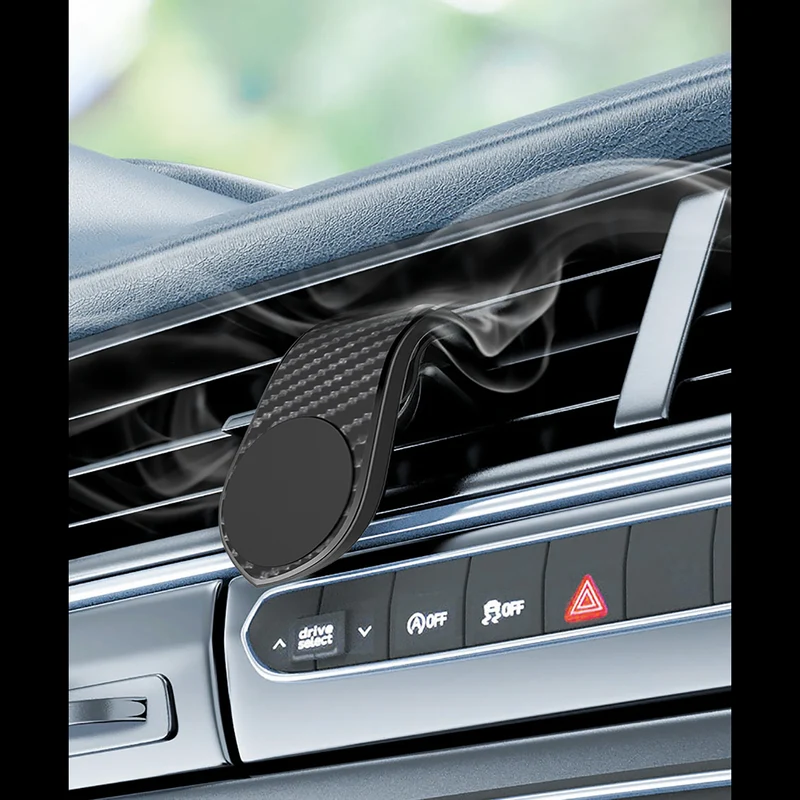 Universal Magnethalter "CarClip" - Magnet - inklusive Konterplatte - für Lüftungsschlitz - verschiedene Farben