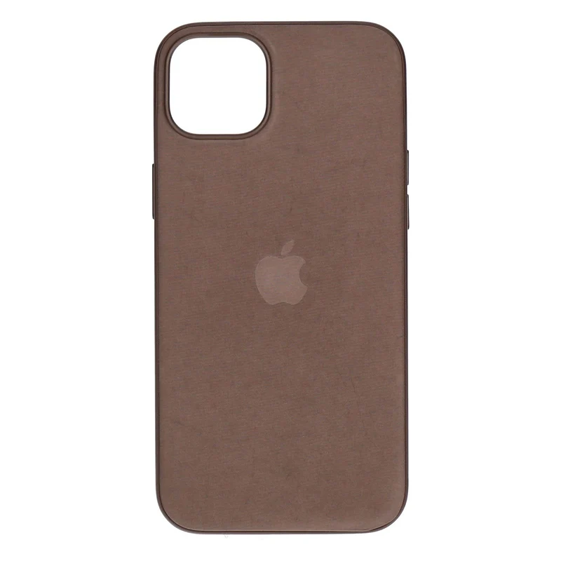 Apple Feingewebe Case mit MagSafe für iPhone 15 Plus Taupe