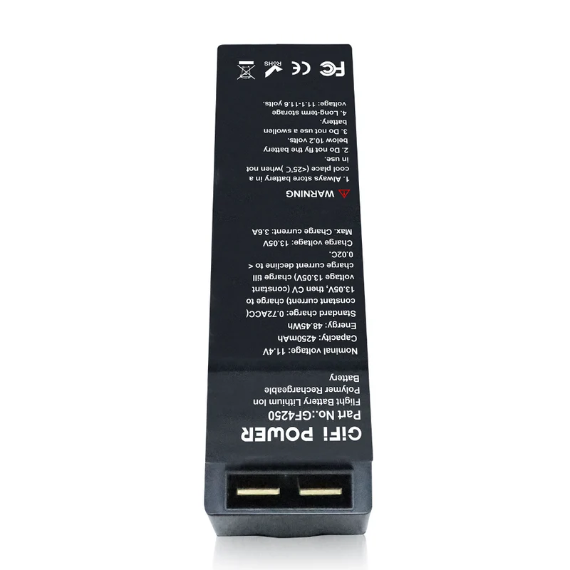 Intelligenter 11,4V 4250mAh Ersatzakku für Swellpro Spry Spry+ Drohne