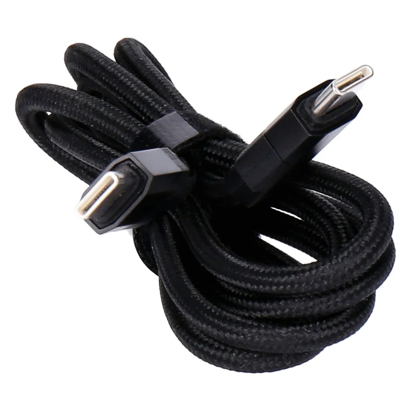 SDL Lade- und Synchonisierungskabel 1,2 m USB-C auf USB-C Stoff ummantelt schwarz