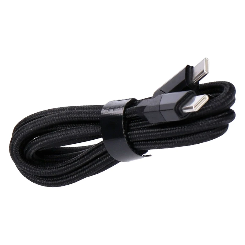 SDL Lade- und Synchonisierungskabel 1,2 m USB-C auf USB-C Stoff ummantelt schwarz
