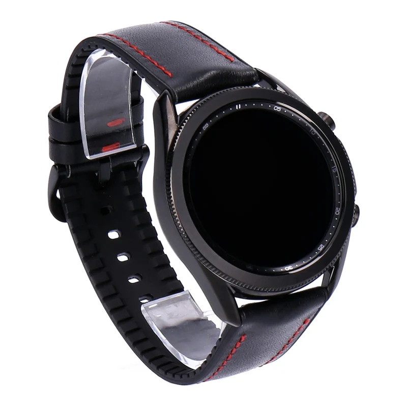Samsung Galaxy Watch 3 R840 45mm Mystic Black Edelstahlgehäuse Schwarz mit Lederarmband Schwarz