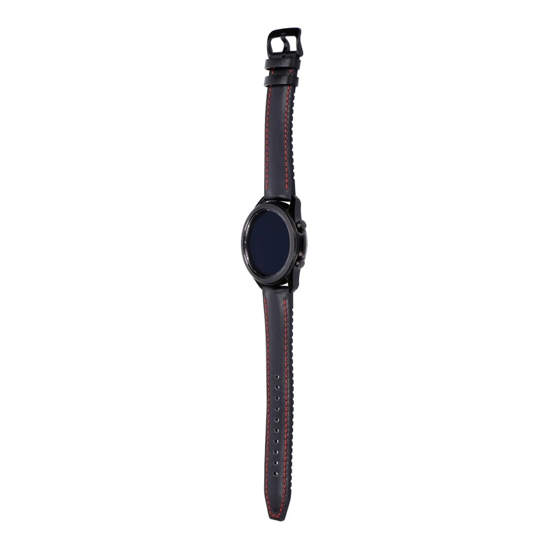 Samsung Galaxy Watch 3 R840 45mm Mystic Black Edelstahlgehäuse Schwarz mit Lederarmband Schwarz