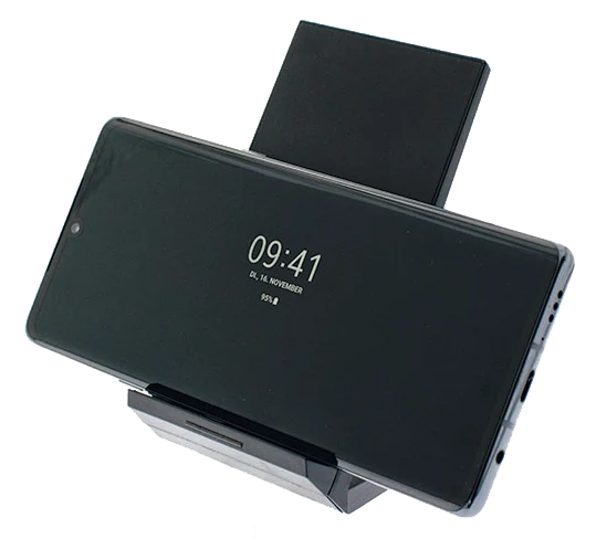Induktive Schnell-Ladestation - Tischladestation - 15W - schwarz