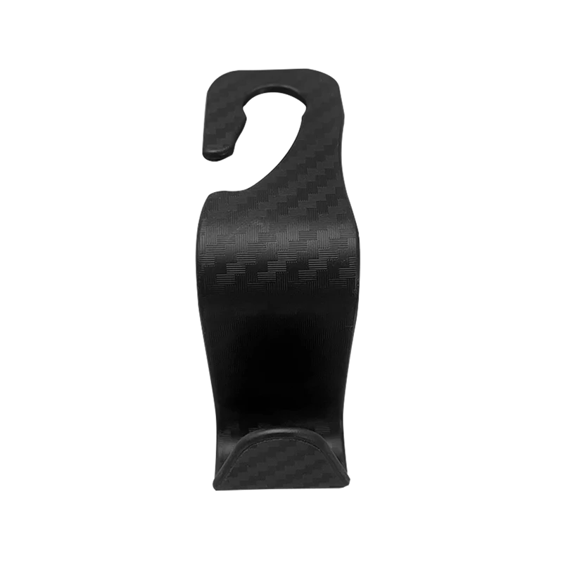 Universal Haken - für die Kfz-Kopfstütze - Carbon-Optik - 2er Set - schwarz