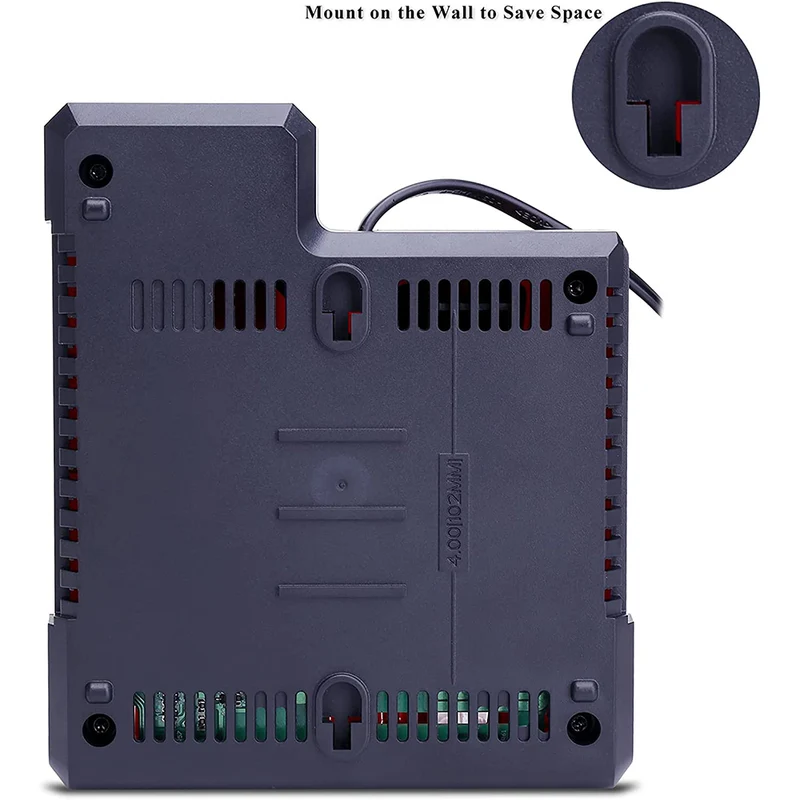 Ersatz für Milwaukee M12 M18 Akkuladegerät 48-59-1812, kompatibel mit Milwaukee 12V-18V M18 Akku 48-11-1852 48-11-1850 M12 48-11-2460