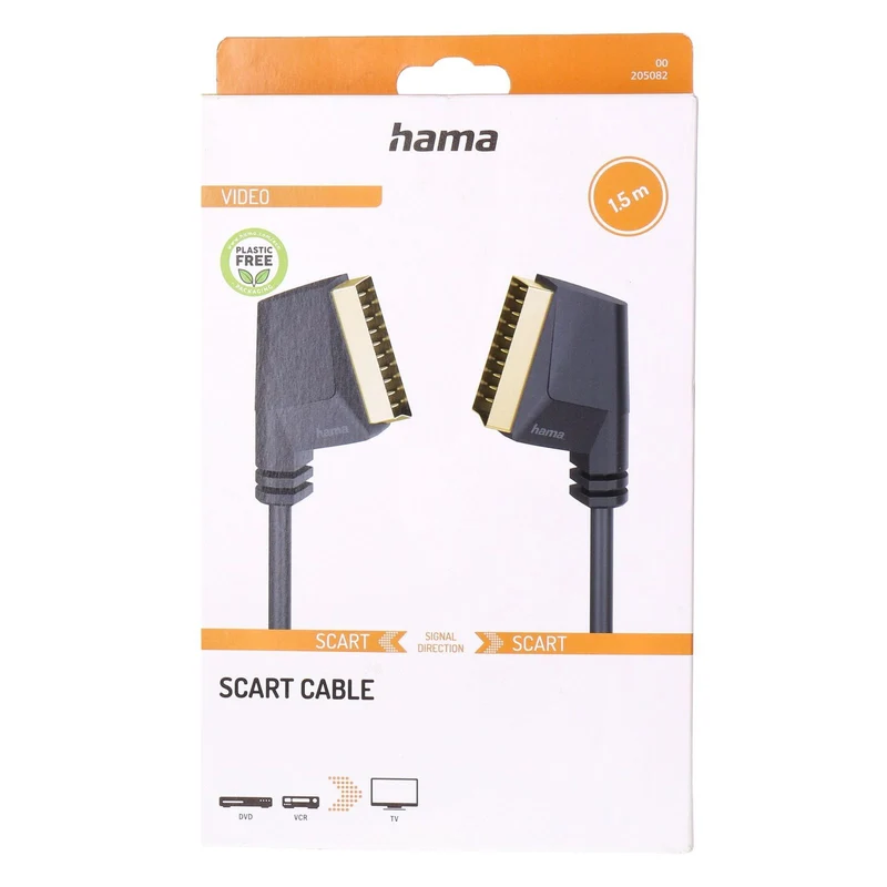 Hama 00205082 SCART-Kabel 1,5 m SCART (10-pin) Schwarz