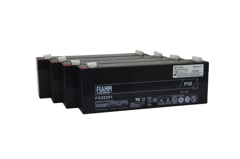 AKKUmed Blei Akkueinsatz passend für Guldmann Lifter Modell Samson / Samson III / GL2/ GL3 - 12 V 2300mAh 178x34x66 mm