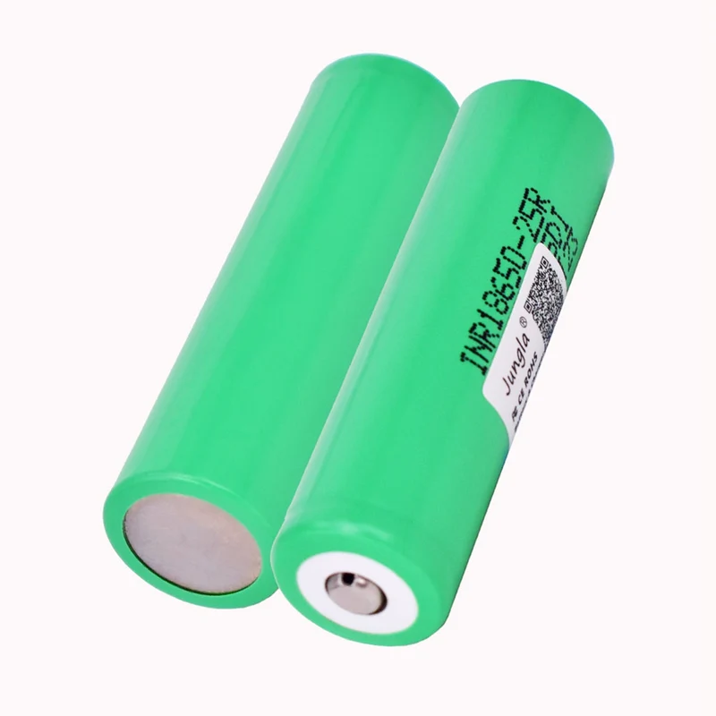 2pcs 3,7 V 2500mAh INR18650 25R li-ion batterie entladung 15A Wiederaufladbare Batterien Taschenlampe