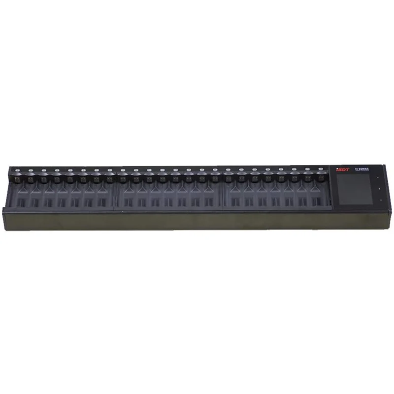 ISDT N24 Batterieladegerät Akku Ladegerät Universal LCD-Display Schnellladegerät Ladegerät für 24 Akkus AA AAA Li-lon LiHv NI-MH NI-Cd LiFePO4 Eneloop