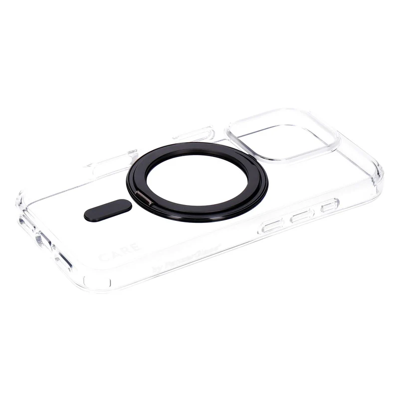 CARE by PanzerGlass Kickstand Case MagSafe Schwarz passend für Apple iPhone 16 Pro