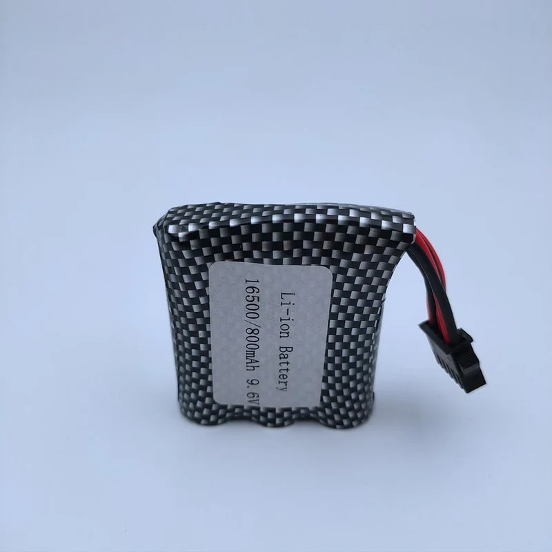 9.6V 16500 800mAh Lithium Akku S911 S912 9115 9116 RC Auto Akku