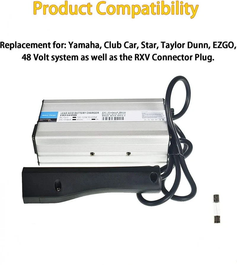 48V/6A RXV Golf Cart Batterieladegerät Ersatz Für Star EZGO Club Car DS EZGO TXT
