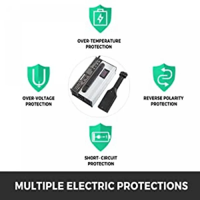 36V18A Golfwagen-Batterieladegerät, Mit Anschlussstecker Für Clubauto, LED-Statusleuchte Zum Aufladen Von Ez Go Clubauto