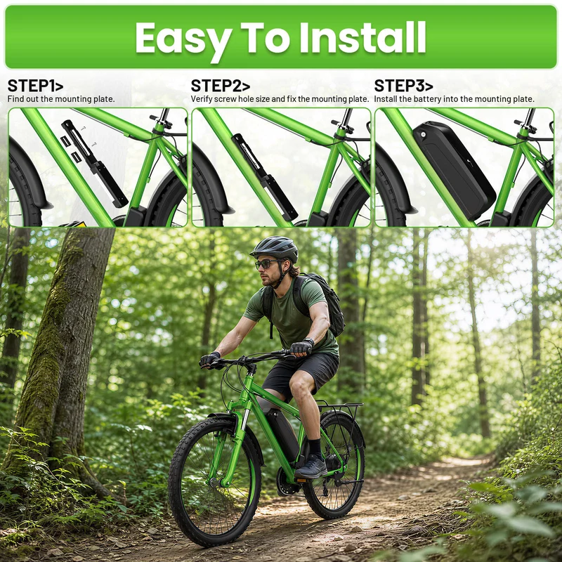 36V 15Ah Batterie S039-3 lithium-ionen Hailong Ebike mit BMS USB für 750W 1000W Motor Notfall backup Motor