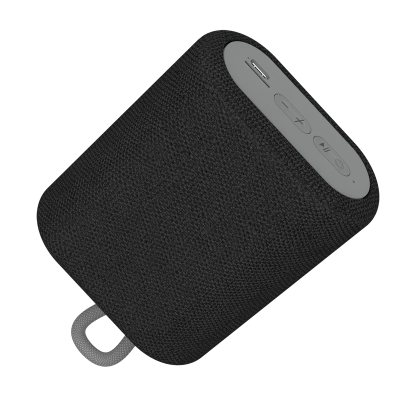 Bluetooth Lautsprecher "One" - kompakt - 6 Stunden Laufzeit - Handschlaufe - anthrazit