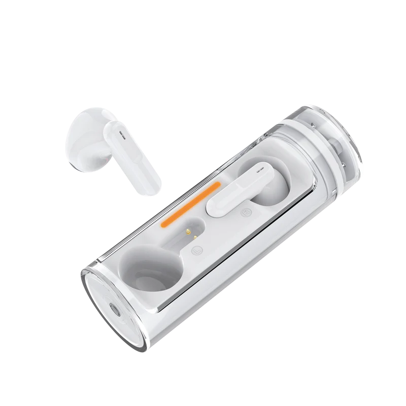 Bluetooth Headset "Twist" - ergonomisch geformt - extrem leicht - Touch-Steuerung - weiß