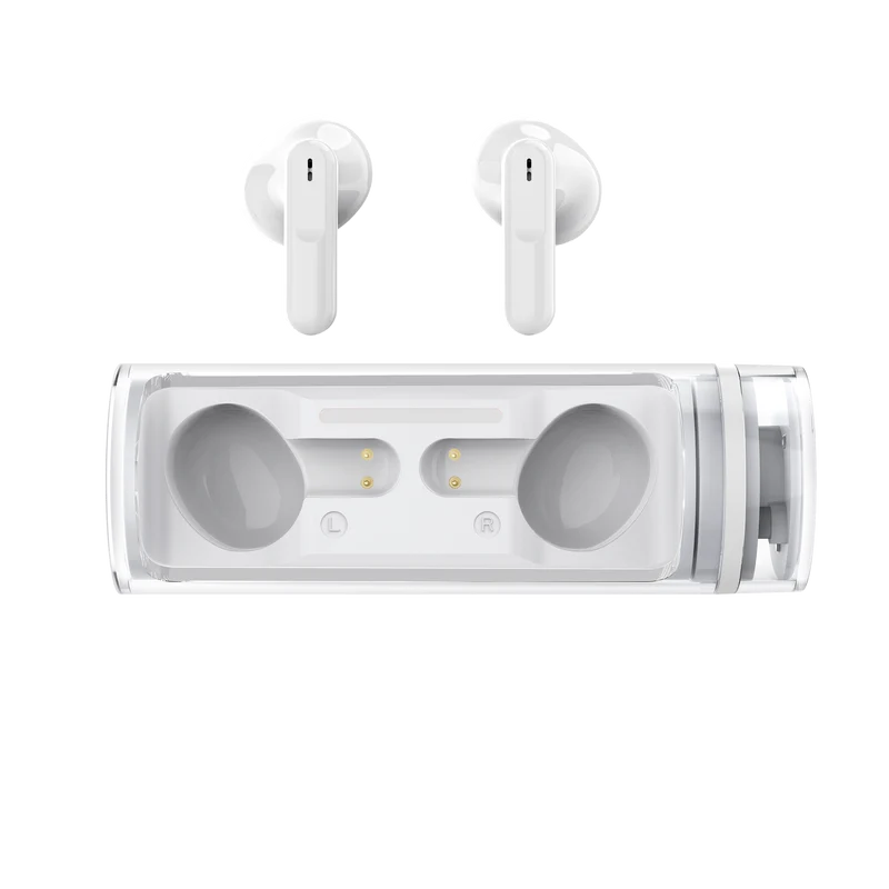 Bluetooth Headset "Twist" - ergonomisch geformt - extrem leicht - Touch-Steuerung - weiß
