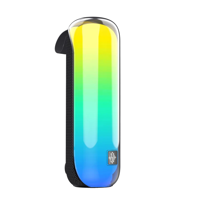 Bluetooth Lautsprecher "Glow" - RGB-LED Lichtshow - Handschlaufe