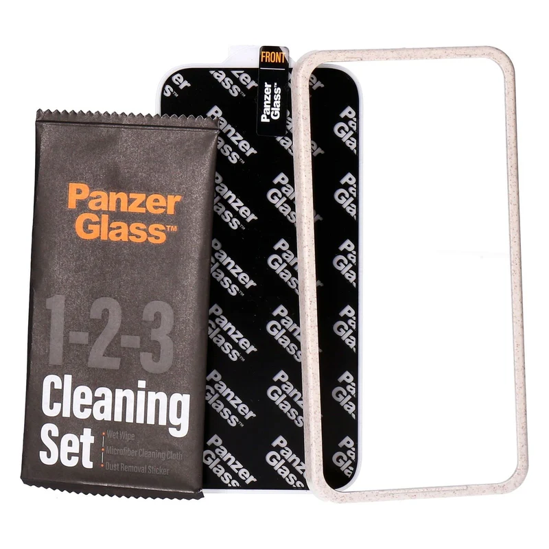 PanzerGlass Displayschutz Ultra-Wide Fit mit Einbaurahmen passend für Apple iPhone 15 Pro