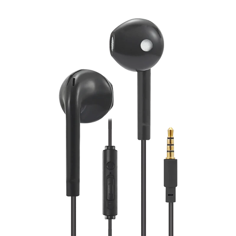In-Ear Stereo-Headset "Comfort" - Rufannahme - Lautstärkeregelung - Klinkenstecker - verschiedene Farben