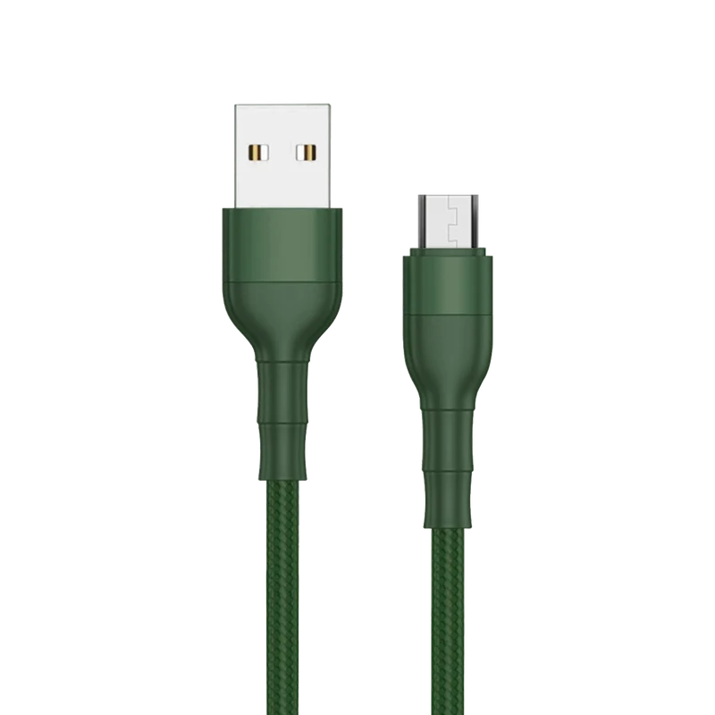 USB Datenkabel "Bamboo" - 5 Anschlussvarianten - 100 cm - diverse Farben