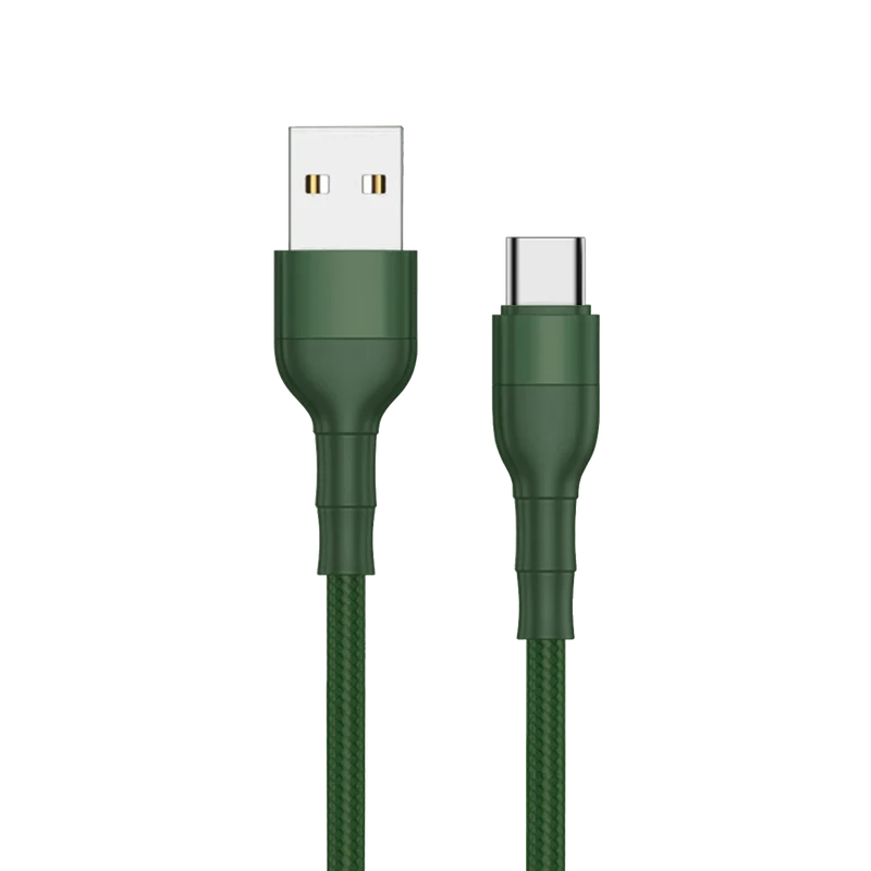USB Datenkabel "Bamboo" - 5 Anschlussvarianten - 100 cm - diverse Farben