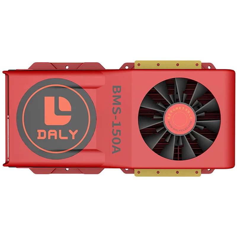 Daly smart bms Lifepo4 15S 48V 150A with Fan bluetooth 50 120 209