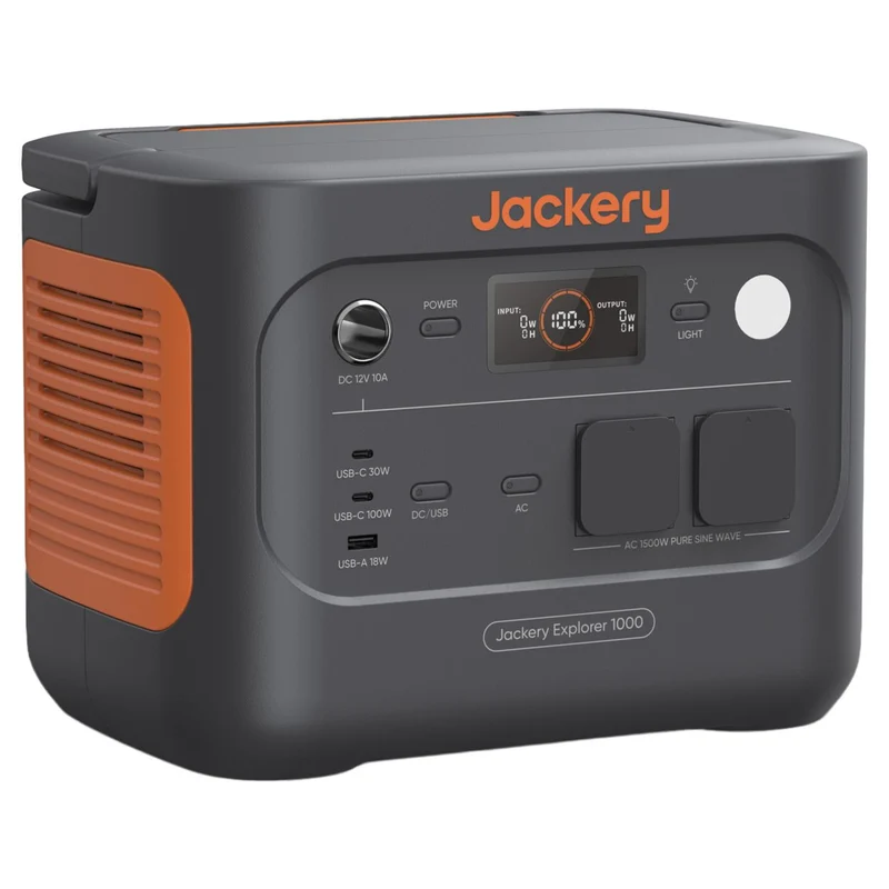 Jackery Explorer 1000 v2 Powerstation 1070 Wh, 1500 W, LiFePO4-Akku und USV-Funktion