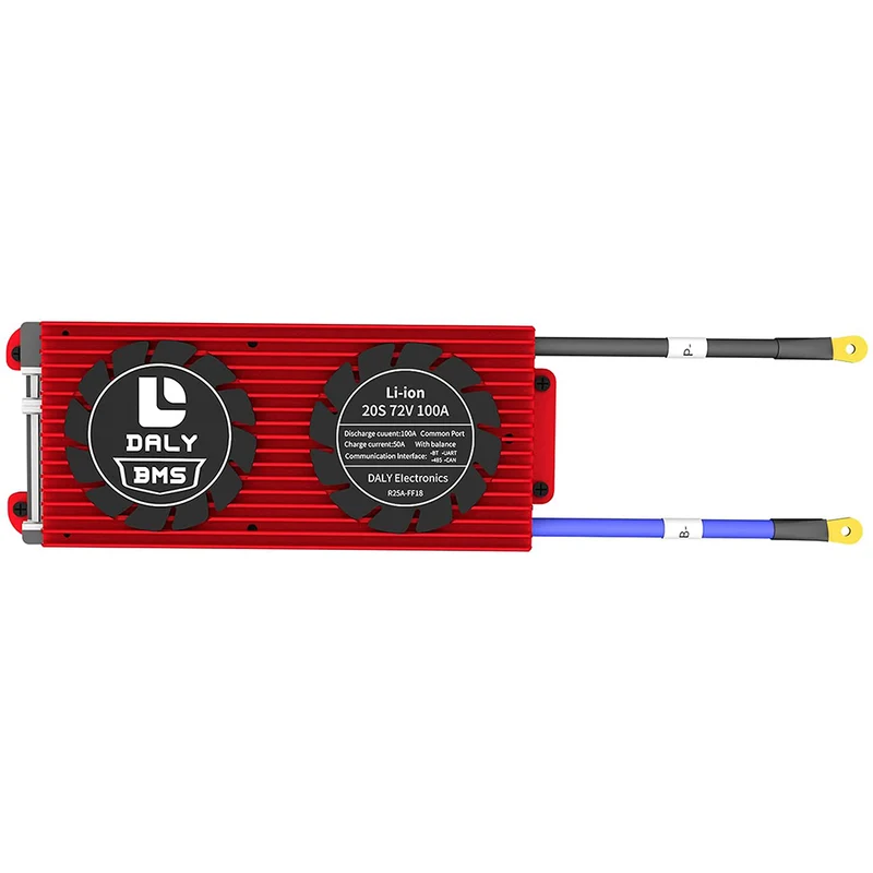 Daly smart bms Lifepo4 20S 60V Li-ion 20S 72V 100A bluetooth BMS board 24 65 166